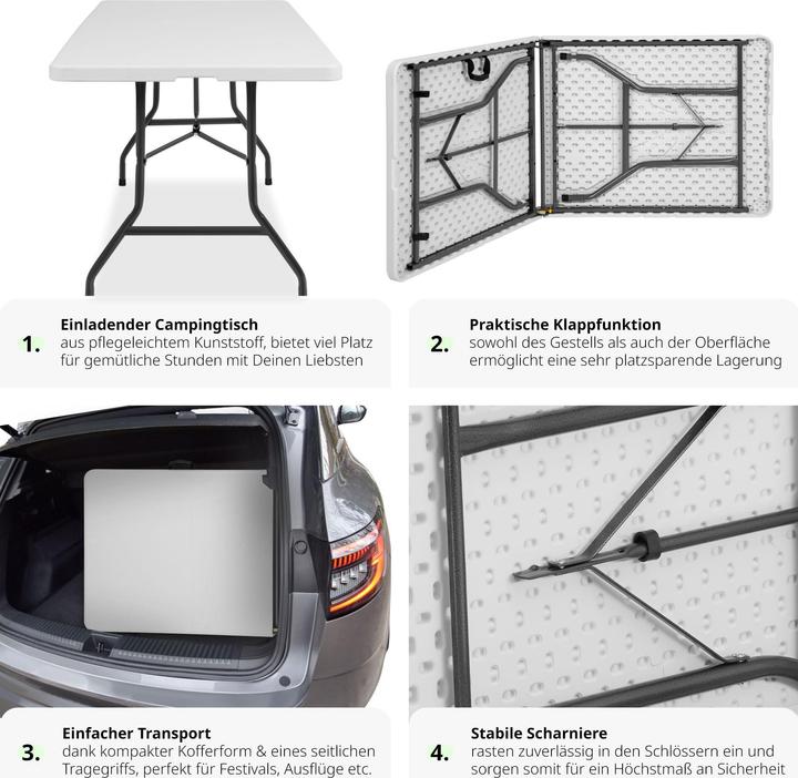Image du produit tectake Table pliante