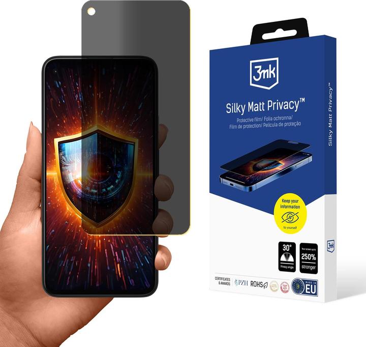 Actual product image 3MK Folia ochronna prywatyzujÄ ca matowa Silky Matt Privacy na Google Pixel 4A (1 pcs., Google Pixel 4a)