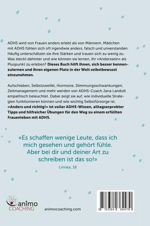 Produktbild Anders und richtig! (Deutsch, Jana Landolt, 2024)