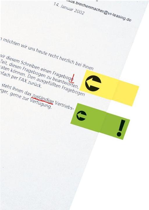 Actual product image Sigel Sticky notes with symbol (20 x 50 mm)