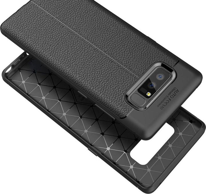 Actual product image König Design Mobile Phone Case for Samsung Galaxy Note 8 Protective Wallet Cover 360 Case Black (Samsung Galaxy Note 8)