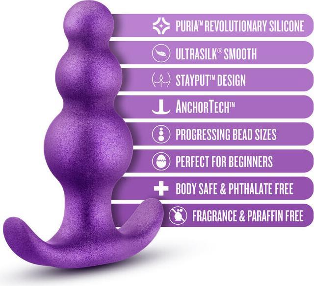 Produktbild Blush Novelties Anal Adventures Matrix Supernova Plug - Puria™ Silicone Anal Plug, Ultrasilk® Smooth