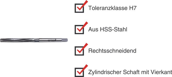 Image du produit Paulimot HSS-Handreibahle 5 mm Passung H7 (5 mm)