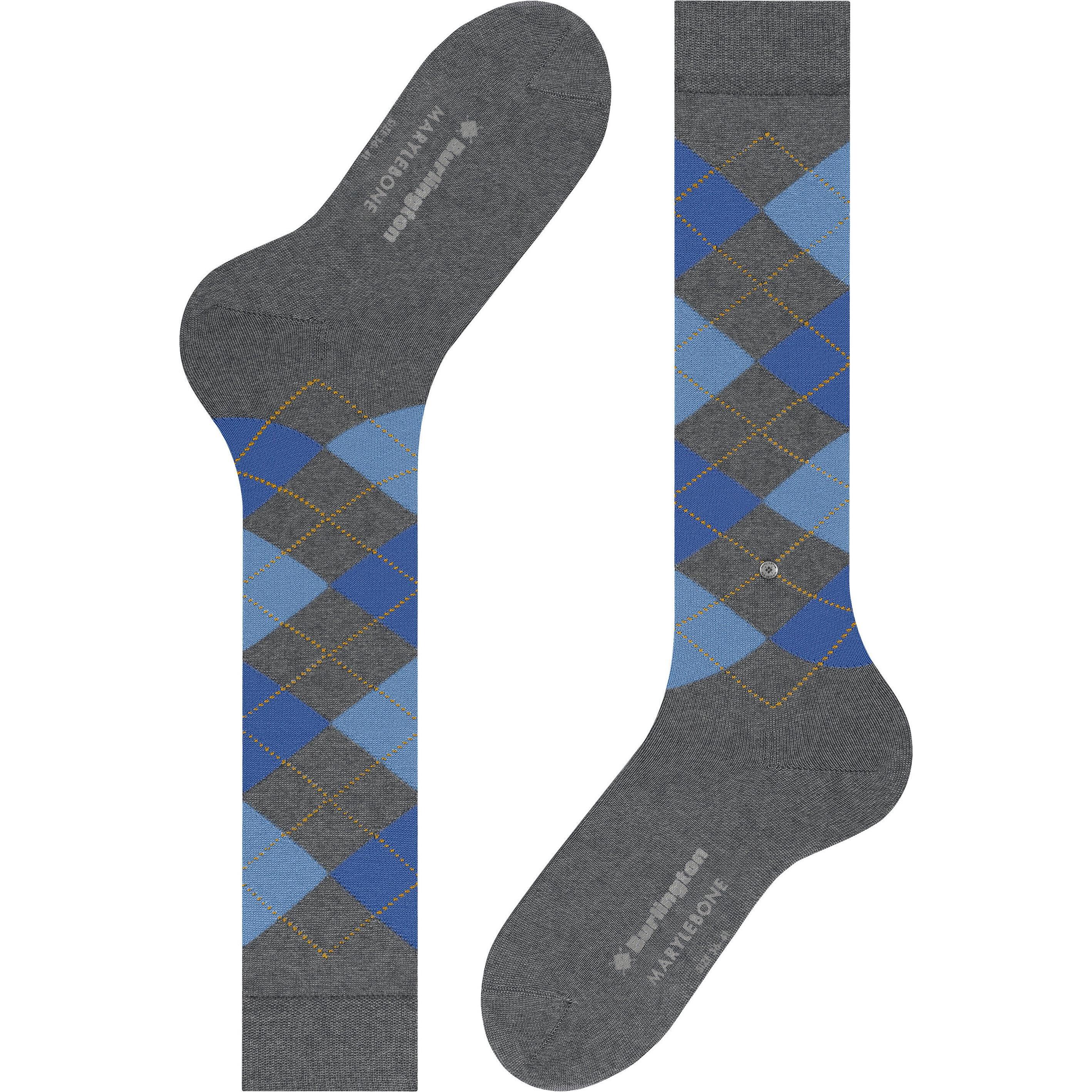 Thumbnail - Burlington, Damen, Socken, Marylebone KH, Grau, (Einzelpack, 36 - 41)