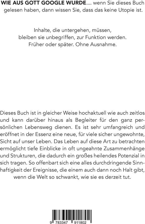 Actual product image How God became Google (German, Caroline Raasch, 2023)