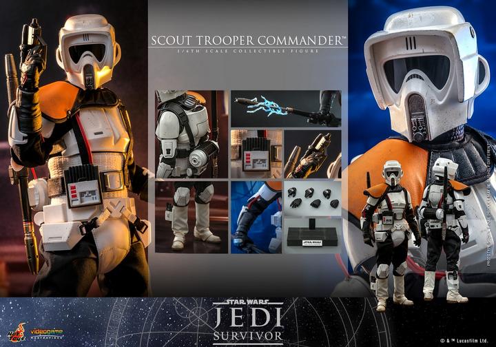 Actual product image Hot Toys Star Wars: Jedi Survivor figurine Videogame Masterpiece 1/6 Scout Trooper Commander