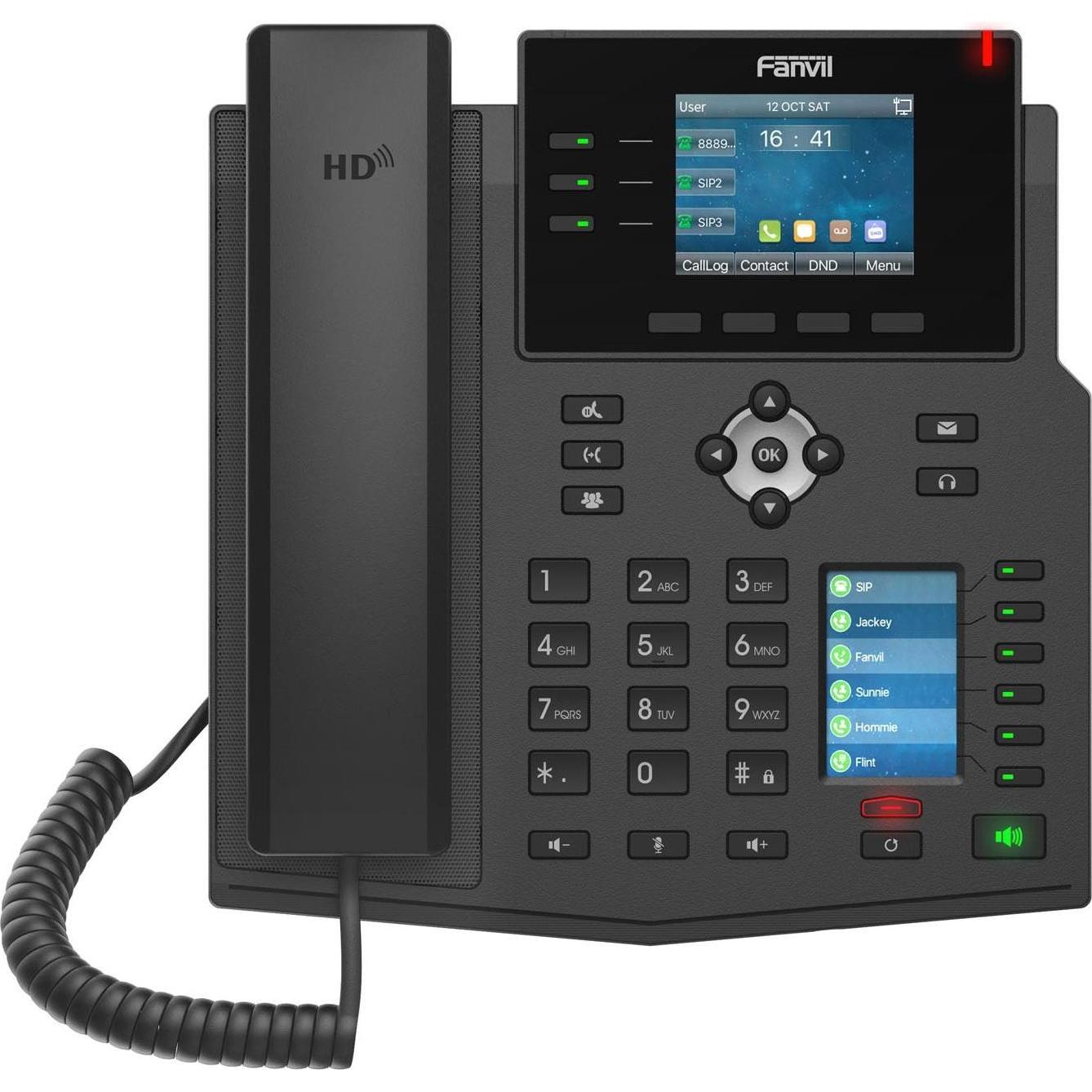 Thumbnail - Fanvil IP Telefon X4U, Telefon, Schwarz