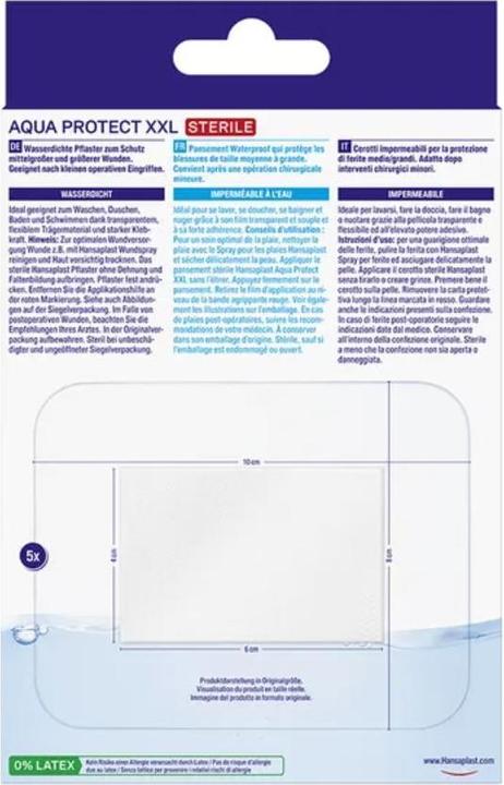 Actual product image Hansaplast Aqua Protect XXL (5x)
