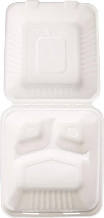 Produktbild Naturestar BIO Take-Away-Box "Triple" Zuckerrohr (250 x)