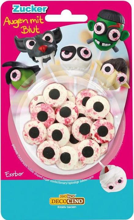 Decocino Essbare Zuckeraugen Blut