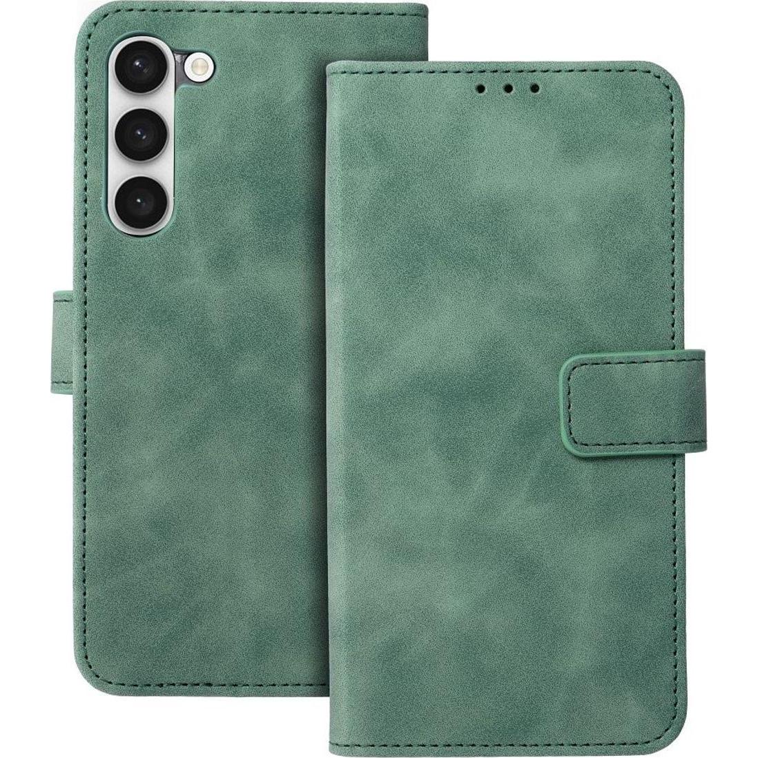 König Design Hülle Handy Schutz für Samsung Galaxy S23 Plus Ultra Tasche Wallet Case Cover (Samsung Galaxy S23+), Smartp...