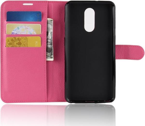Actual product image MU Classic Litchi Leather Bookcover Series (LG Stylo 4, LG Q Stylus)