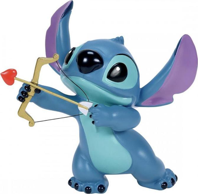 Disney Showcase Collection Enesco Disney Showcase Lilo et Stitch Personnage de la Saint-Valentin, 12,7 cm, Multicolore