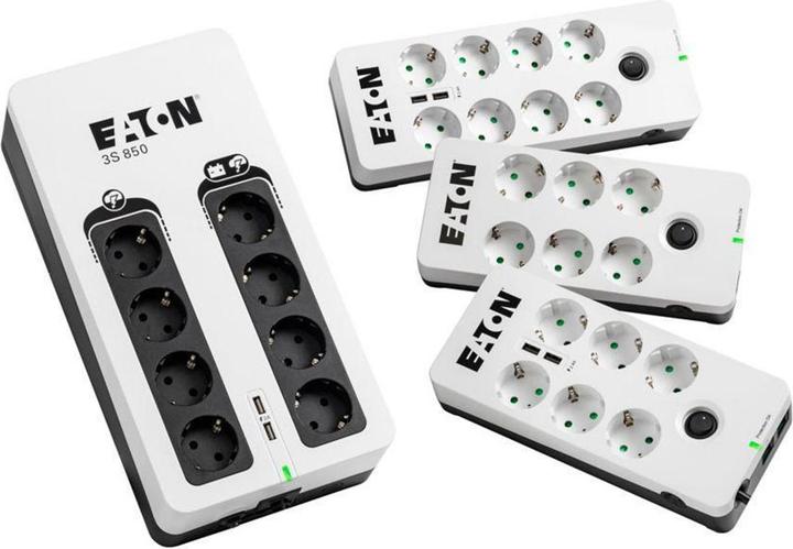 Productafbeelding Eaton 3S850D Ononderbreekbare voeding (UPS) Stand-by (Offline) 850 VA 8 AC-uitgangen (850 VA, 510 W, Standby UPS)