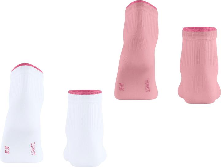 Produktbild Esprit Double High Cuff 2-Pack Baumwollsneakersocken (2er Pack, 39 - 42)