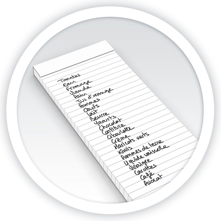 Produktbild Oxford Shopping Planer ForMe 7.4x21cm 400111054 3 Designs (assortiert) 4 Blatt (21 x 7.5, Liniert, Harter Einband)