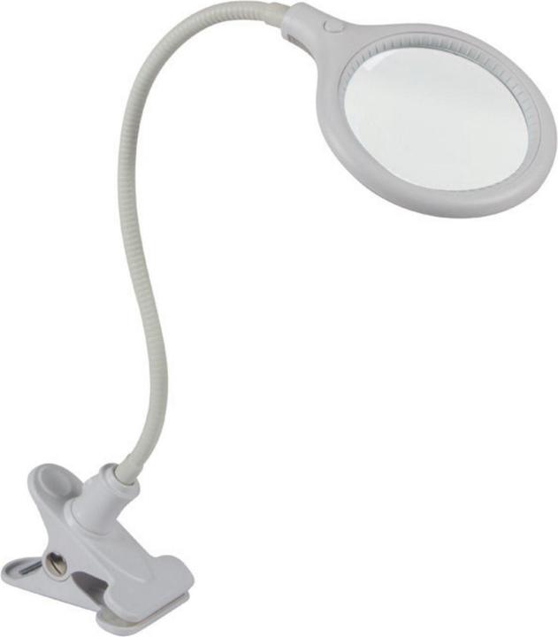 Velleman LED-LUPENLEUCHTE MIT BEFESTIGUNGSCLIP - 5 DIOPTRIEN - 6 W - 30 LEDs - WEI?