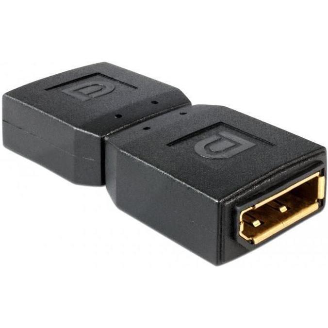 Delock DP zu (DP, 23 cm), Data + Video Adapter, Schwarz