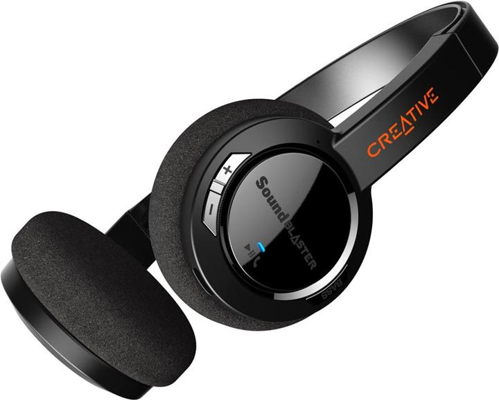 Actual product image Creative SOUND BLASTER JAM V2 Wireless Bluetooth Headphones black (ANC, 22 h, Wireless, Cable)