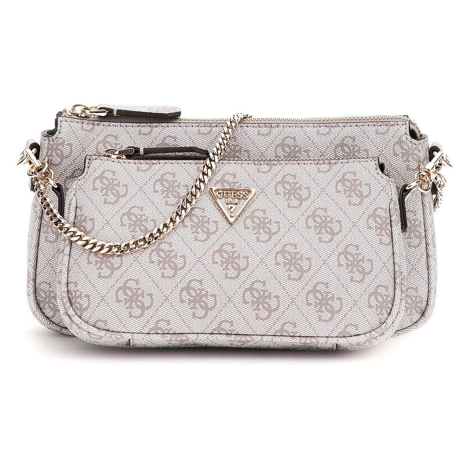 Guess, Damen, Handtasche, Noelle Ii Schultertasche 24 Cm, Grau