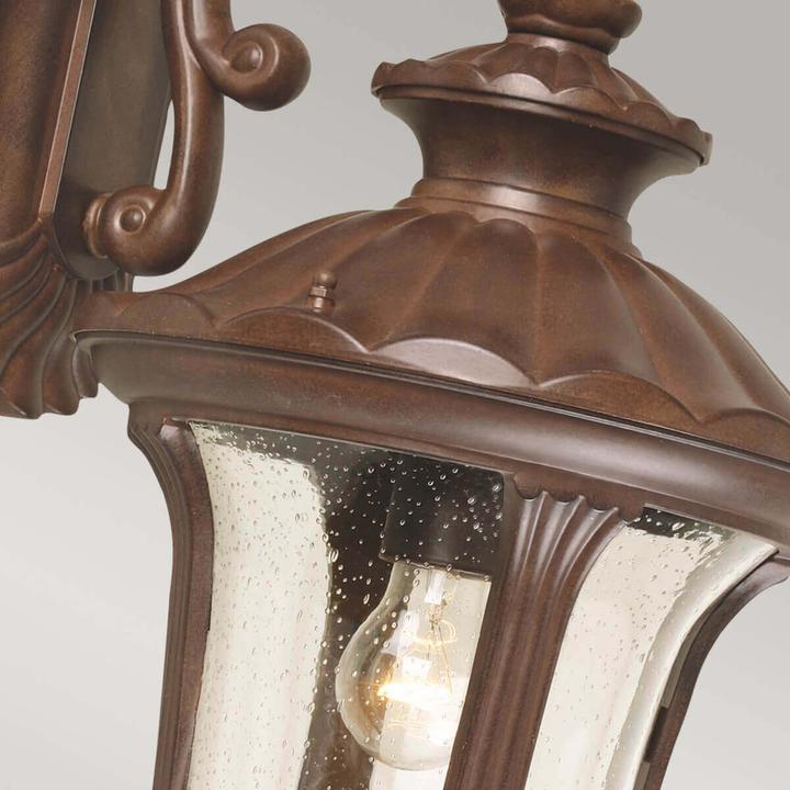 Produktbild Elstead Lighting Chicago Aussen-Wandleuchte E27 56cm Rostige Bronze Patina IP44 (E27, IP44)