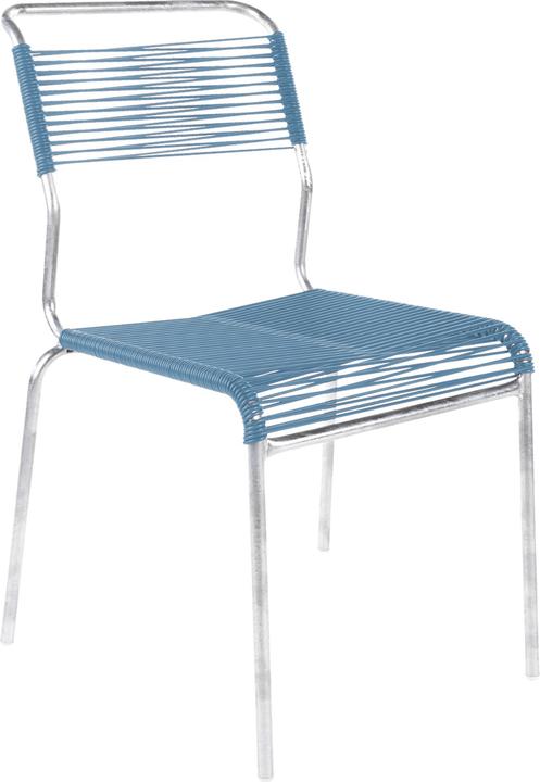Feuerverzinkt, Pastellblau, Silber