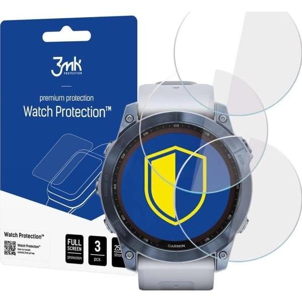 Thumbnail - 3MK hybrid glass Watch Protection FG for Garmin Fenix 7, Smartwatch Zubehör, Grün