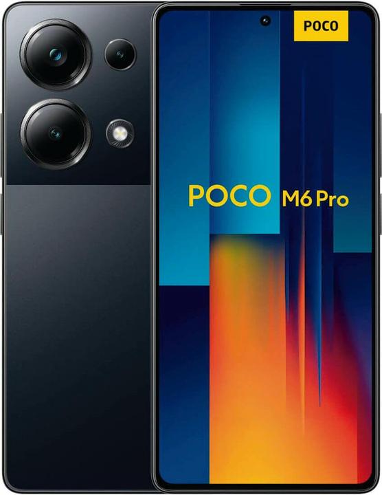Produktbild Xiaomi Poco M6 Pro (256 GB, Schwarz, 6.67", Dual SIM, 4G)