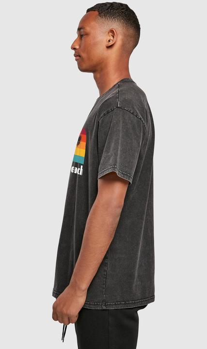 Produktbild Merchcode Long Beach X Acid Washed Heavy Oversize Tee - 112325 (L)