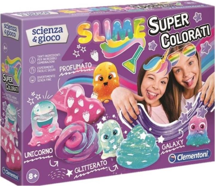 Actual product image Clementoni Slime is extremely colourful