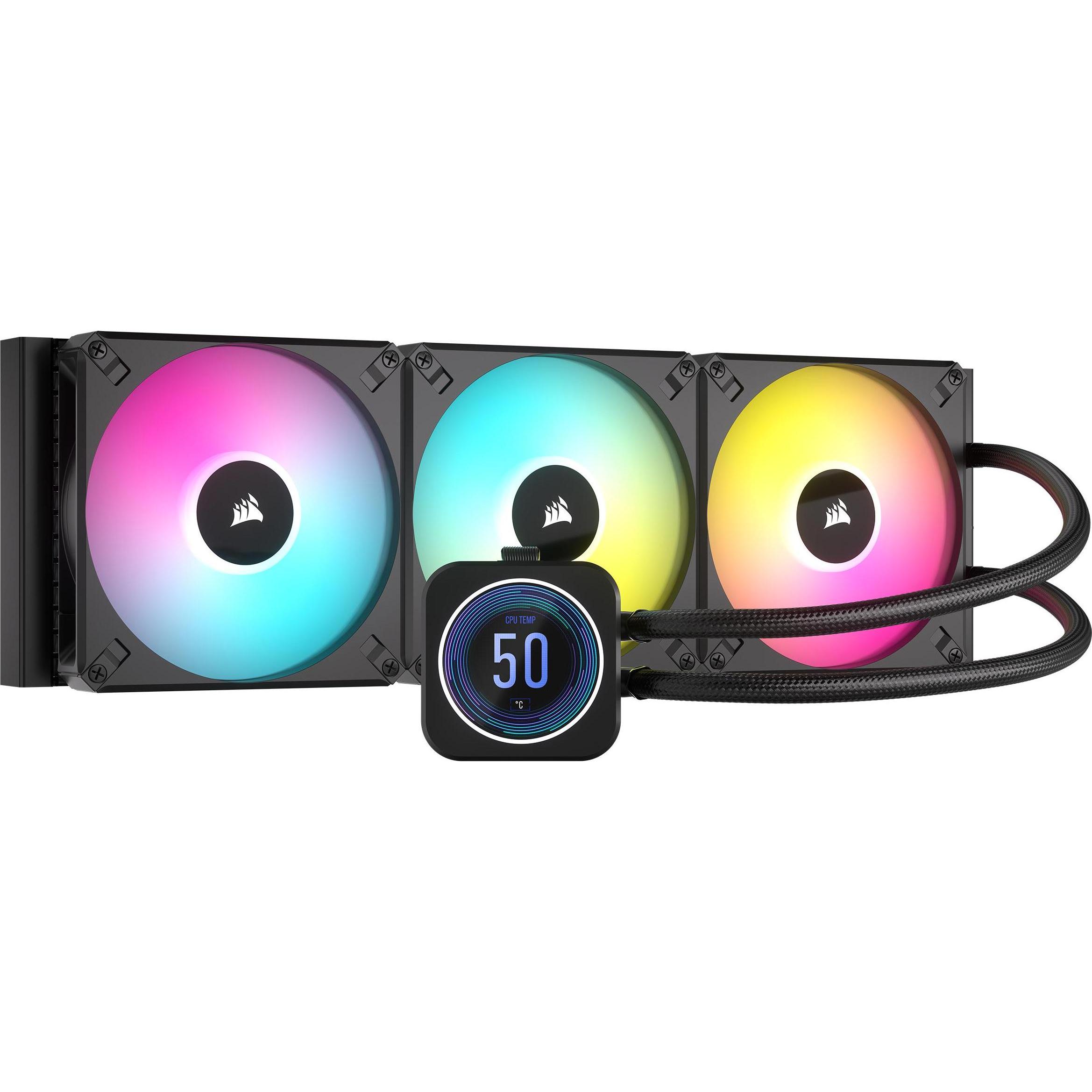 Corsair iCUE H170i Elite LCD XT, CPU Wasserkühler, Schwarz