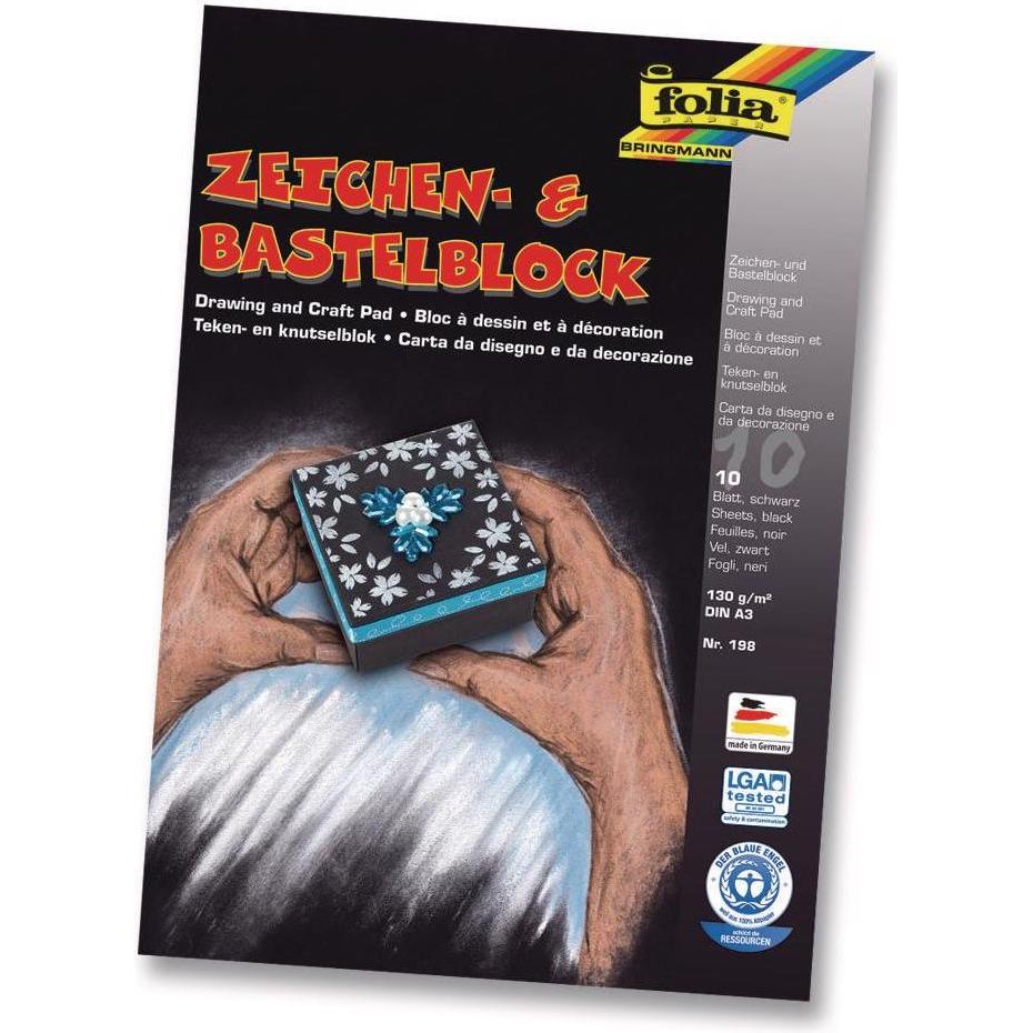 Thumbnail - Folia, Heft + Block, Zeichen- & Bastelblock (A3, Blanko)