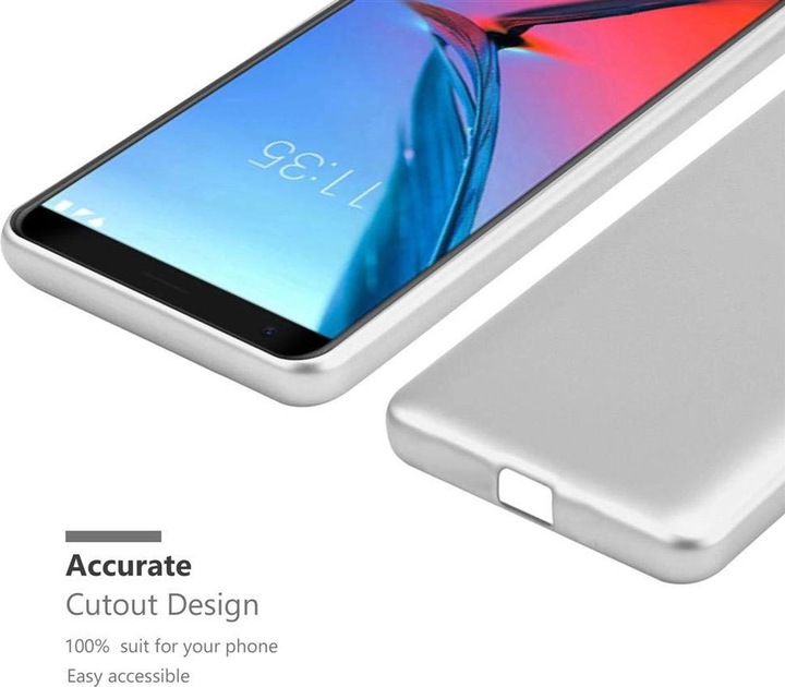 Produktbild Cadorabo TPU Matt Metallic Cover (ZTE Blade V9)