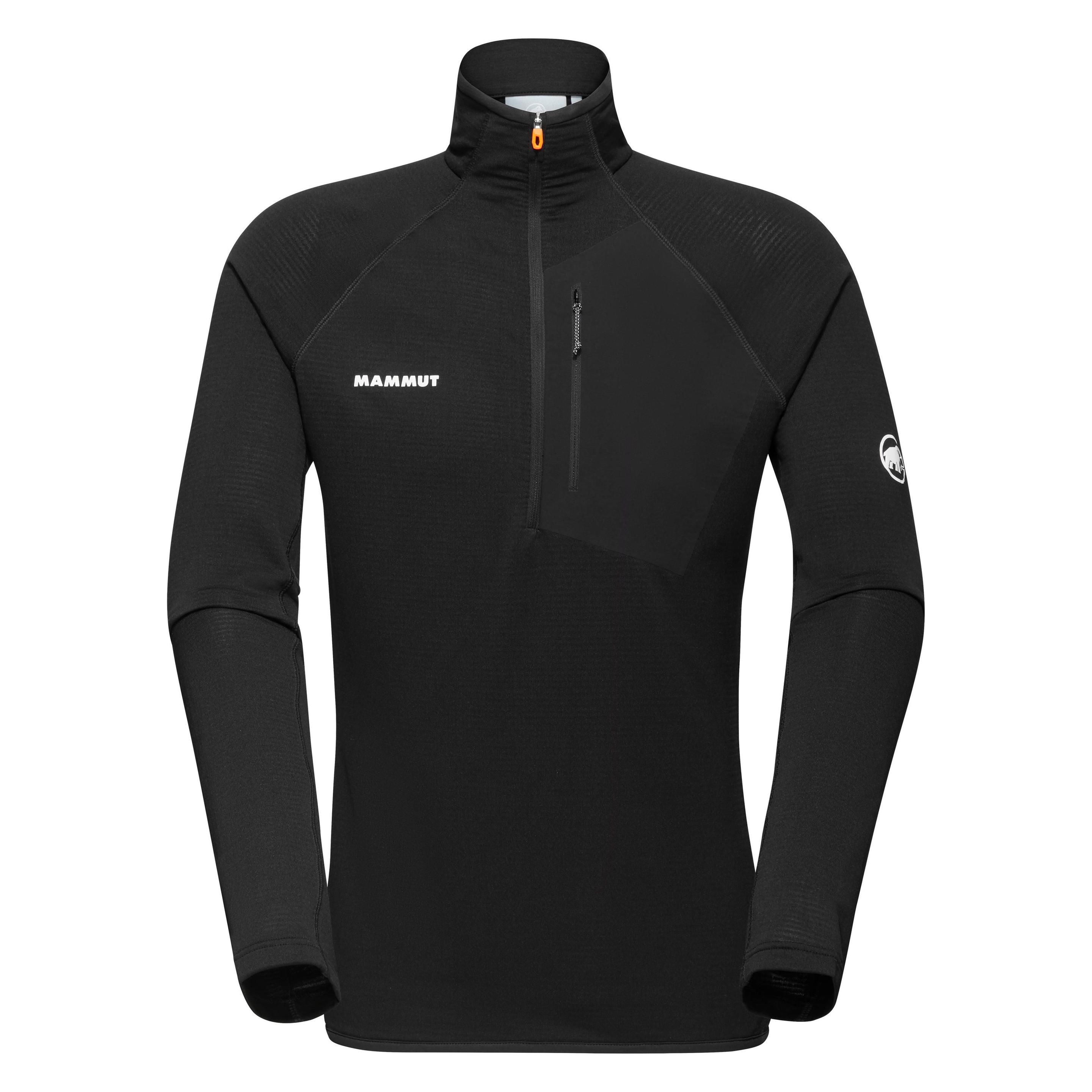 Mammut, Herren, Funktionsshirt, Aenergy Light Ml Half Zip Pull Men (M), Schwarz, M