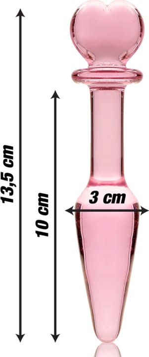 Produktbild Ibiza Nebula Series By ™ - Model 7 Analplug Borosilikatglas 13,5 X 3 cm Rosa