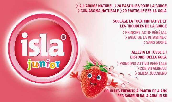 Produktbild Isla Junior Hustenreiz und Halsbeschwerden (20 Stück)