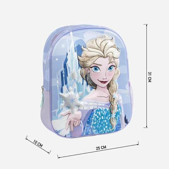 Image du produit Disney Frozen Schulrucksack 3D Frozen Blau 25,0 x 31,0 x 10,0 cm