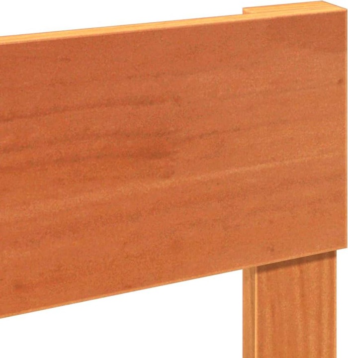 Immagine prodotto VidaXL Letto in legno massiccio Letto in legno Letto pallet con testiera 140x190cm pino (140 x 190 cm)