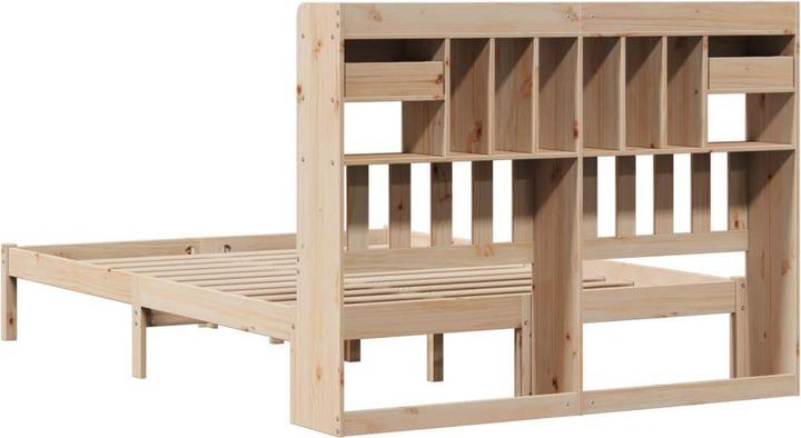 Image du produit vidaXL Bett mit Regal (140 x 200 cm)