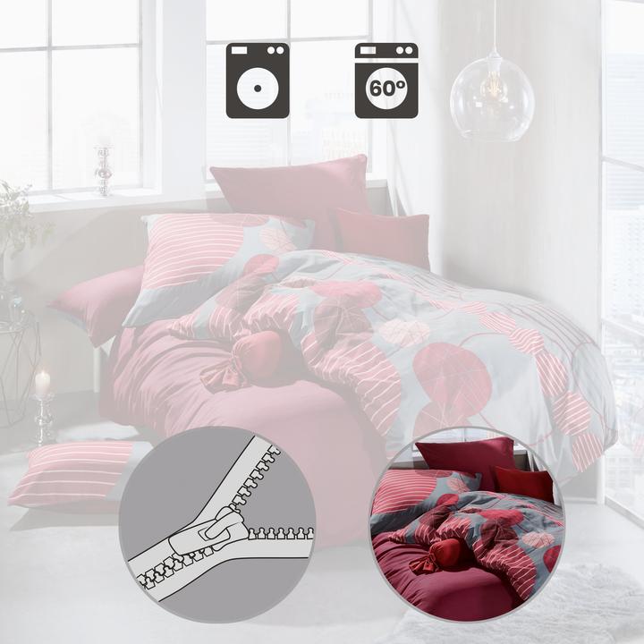 Image du produit Erwin Müller Wendebettwäsche (Housse de couette, 135 x 200 cm, 80 x 80 cm)