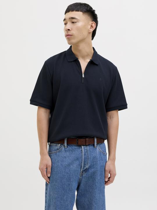 Actual product image Jack & Jones Jjeaustin Zip Polo Ss Noos (L)