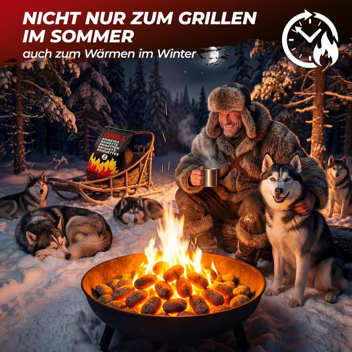 Actual product image Deuba Barbecue briquettes (6 kg)