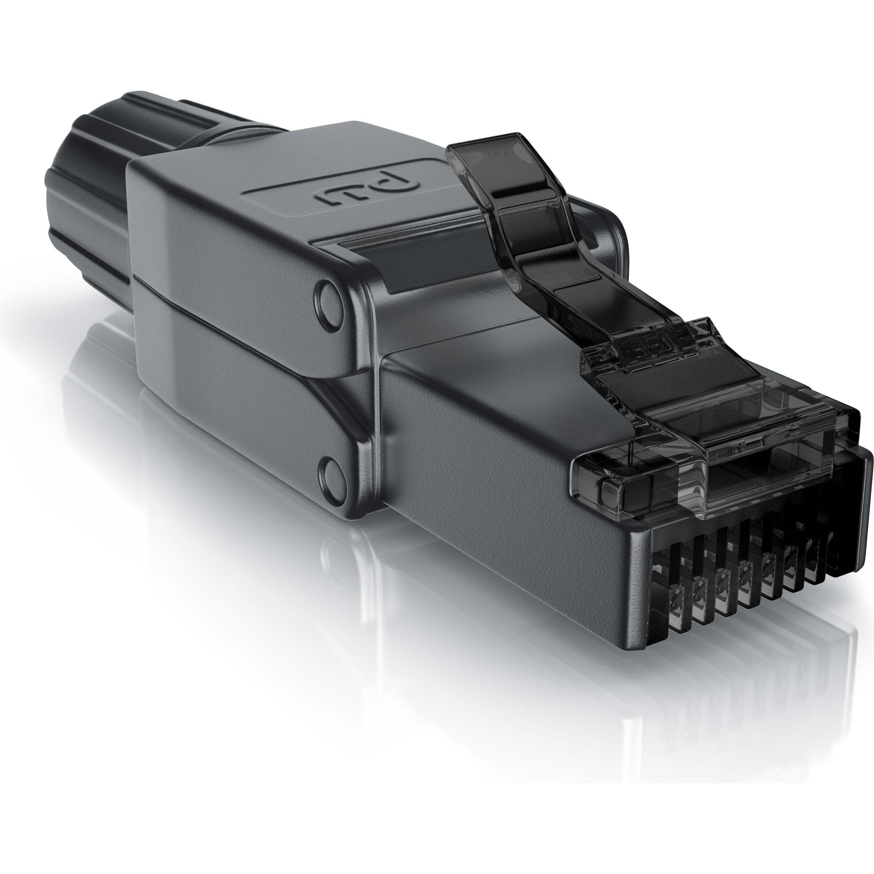 Primewire Netzwerkstecker feldkonfektionierbar RJ45 CAT 8 - Steckverbinder CAT8 für LAN Kabel / Netzwerkkabel (0.05 m), ...
