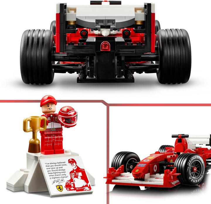 Immagine prodotto LEGO Ferrari F2004 e Michael Schumacher (11375, LEGO Icons)