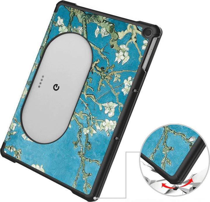 Actual product image Cover-Discount Google Pixel Tablet - Tri-fold Smart Case Blossoms (Google Pixel Tablet)