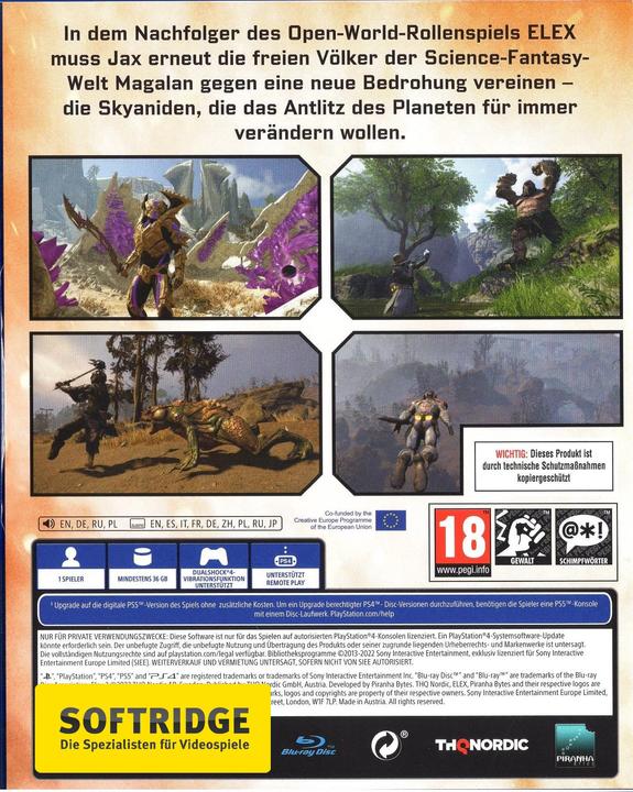 Actual product image THQ Elex 2 (PS4, DE)