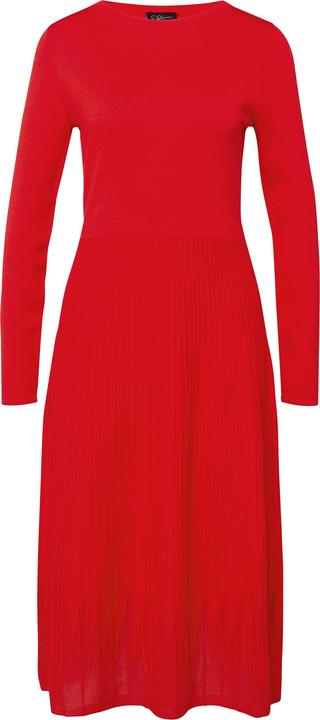 Image du produit s.Oliver Kleid Midi-Strickkleid mit U-Boot-Ausschnitt und Strukturmuster (40)
