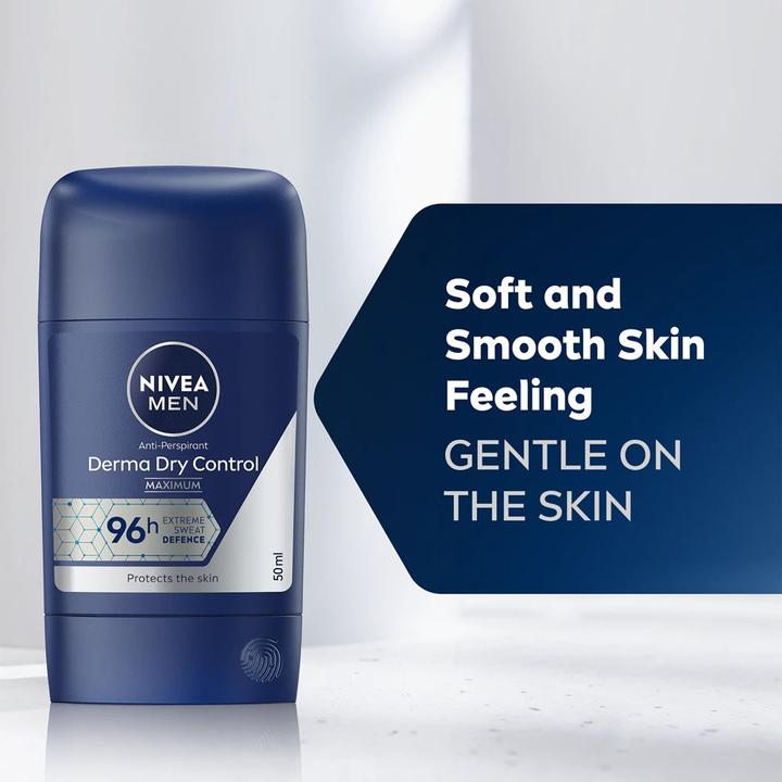 Produktbild NIVEA Men Derma Dry Control Antiperspirant Stick 50ml (Stick)