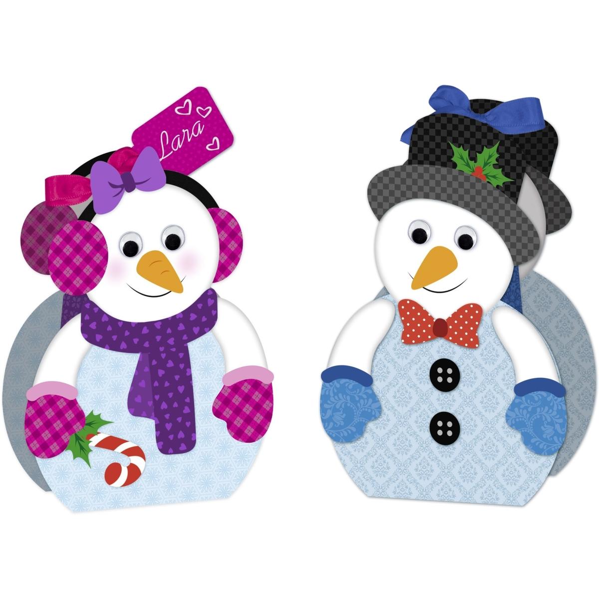 Ursus, Geschenkverpackung, Geschenkbox Schneemann (Geschenkbox, 8 x)