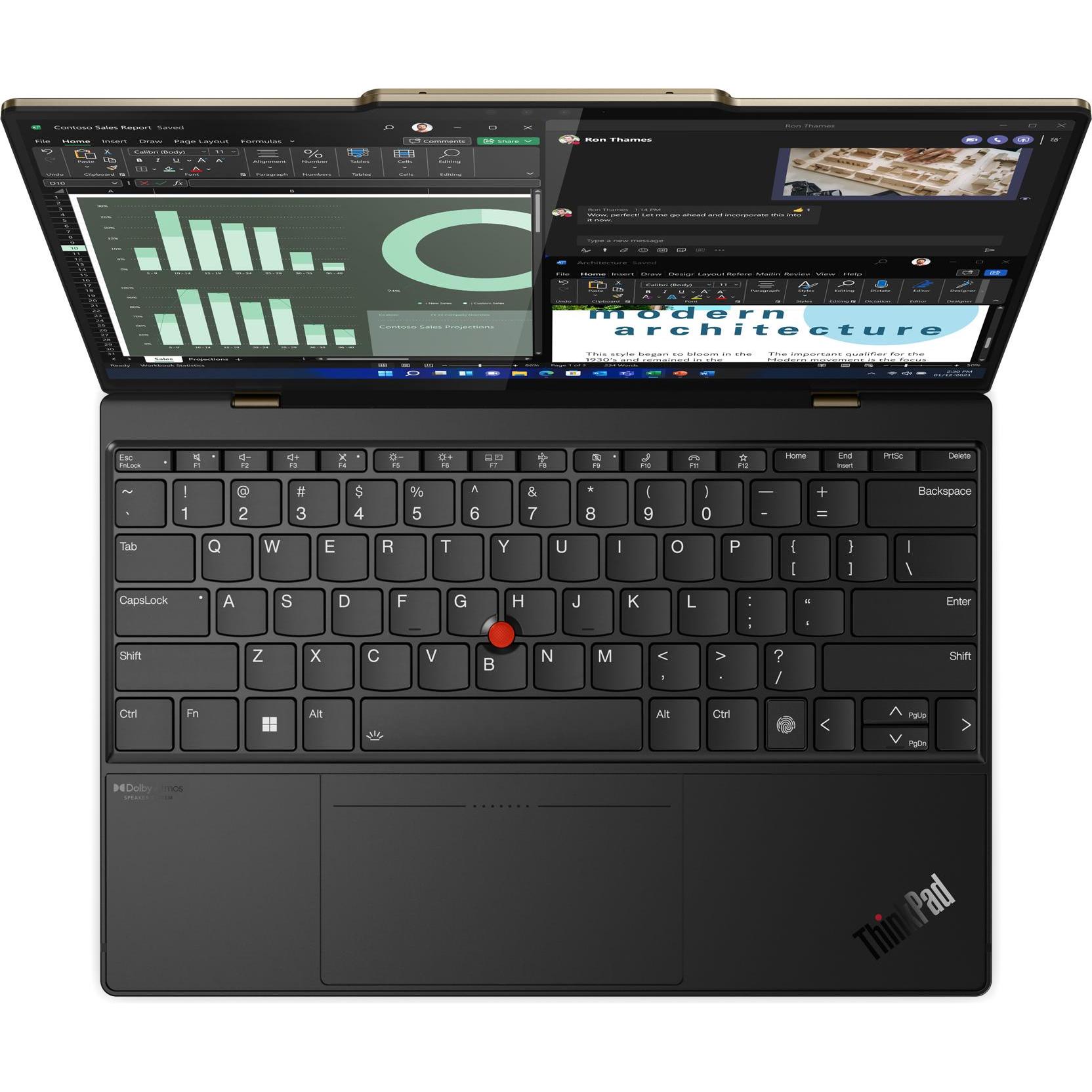Lenovo ThinkPad Z13 Gen 1 (13.30", 512 GB, 16 GB, DE, AMD Ryzen 5 Pro 6650U), Notebook, Bronze, Schw